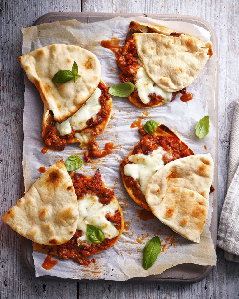 Sloppy Joe flatbreads