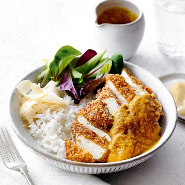 Vegan katsu curry