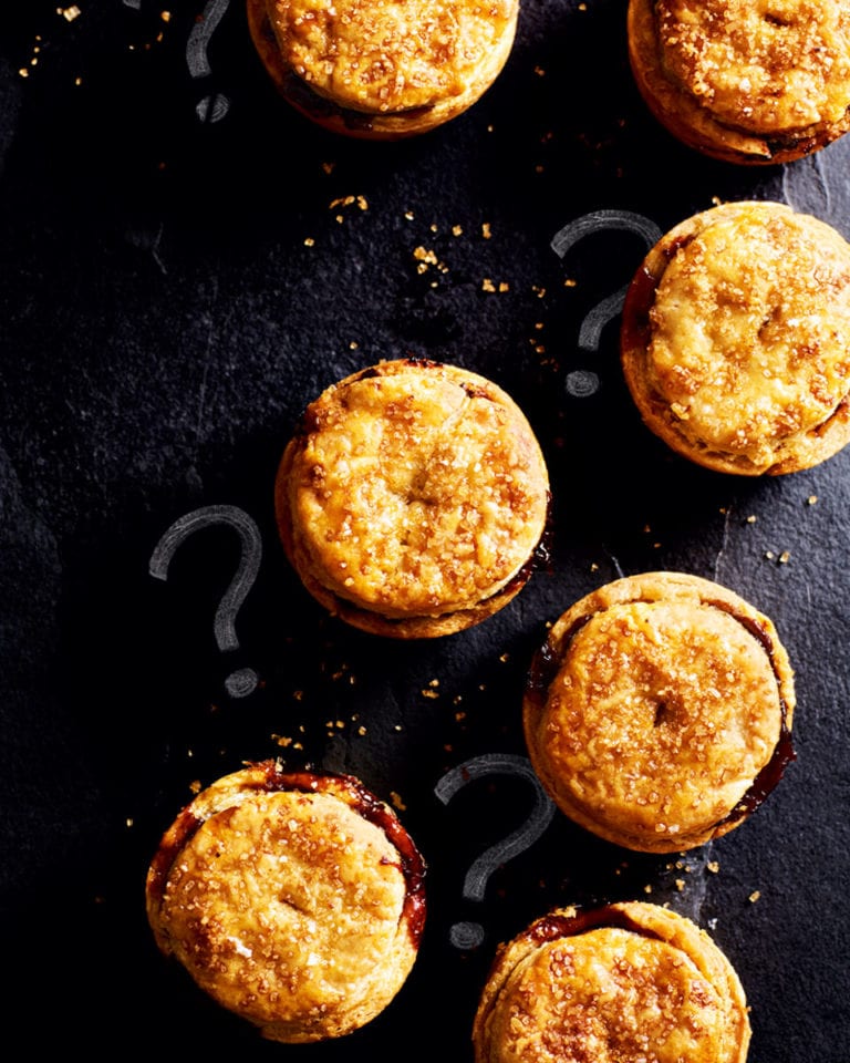 Demerara rough puff pastry mince pies