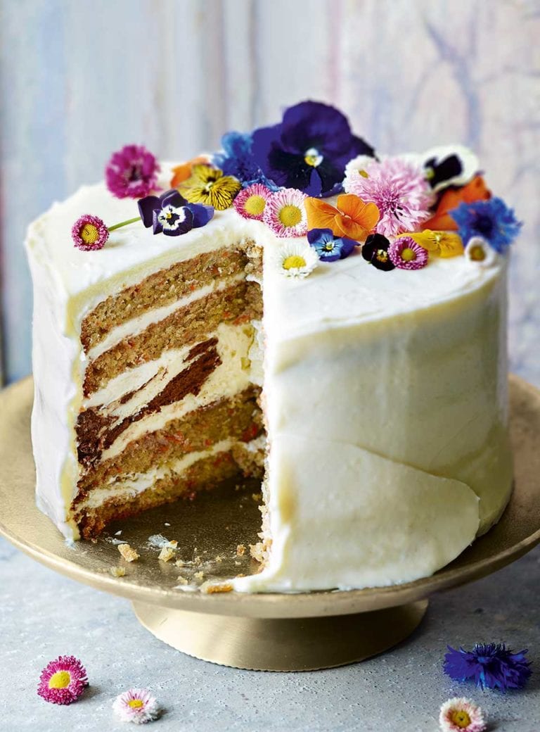 Carrot and cheesecake layer cake