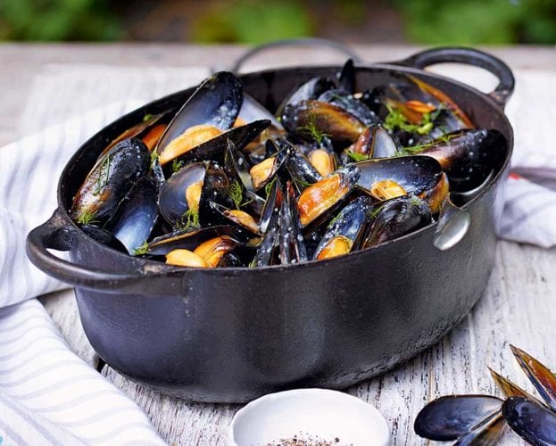 Mussels-skordalia