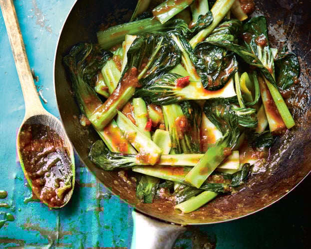 stir-fried Thai-style tat soi