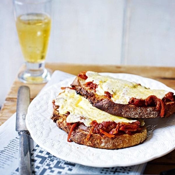 kimchi cheese on toast