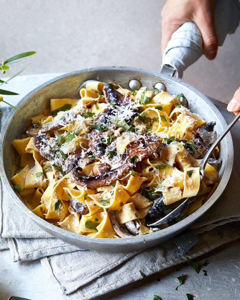 mushroom-pappardelle