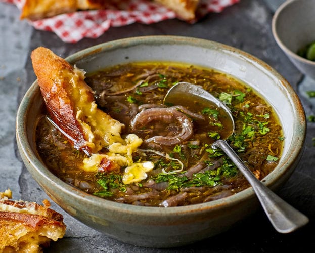 red onion soup