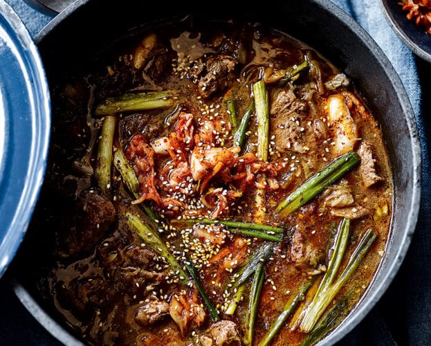 Pork and kimchee stew