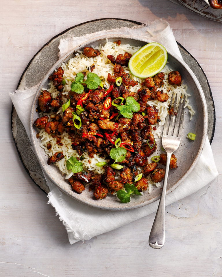 Sticky Vietnamese-style pork stir fry