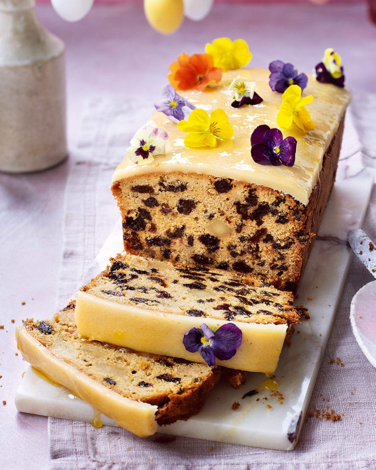 Simnel loaf cake