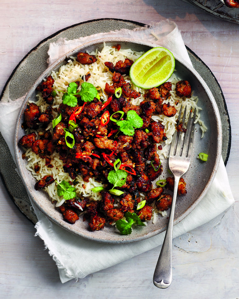 Sticky Vietnamese-style pork stir fry