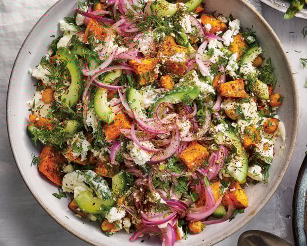 SWEET POTATO FETA SALAD