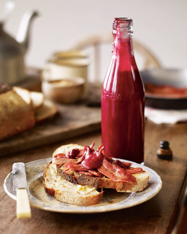 Rhubarb and beetroot ketchup