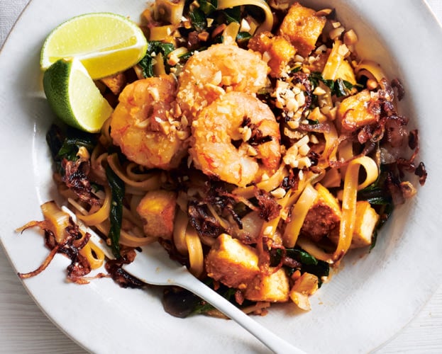 Quick and easy Pad Thai with tofu