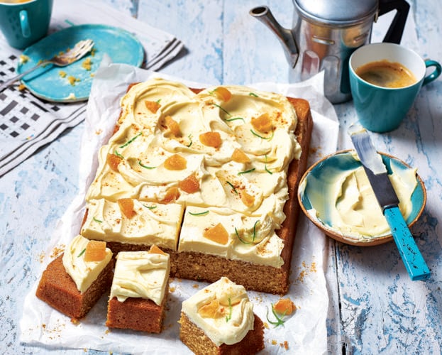 ginger drizzle traybake