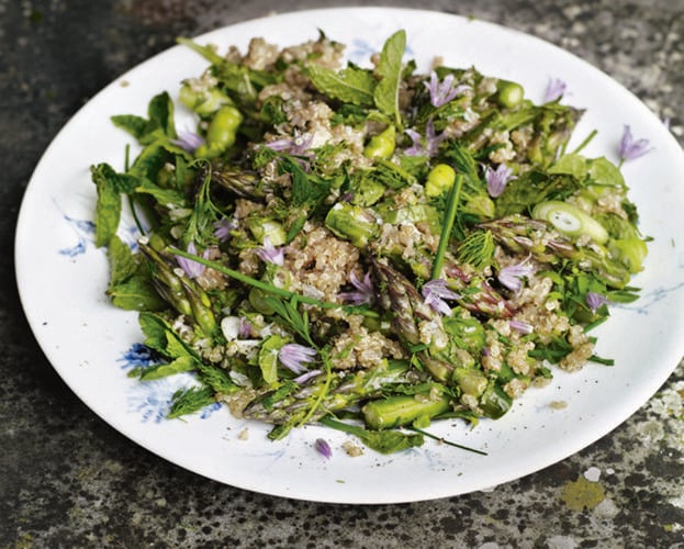 asparagus and quinoa salad