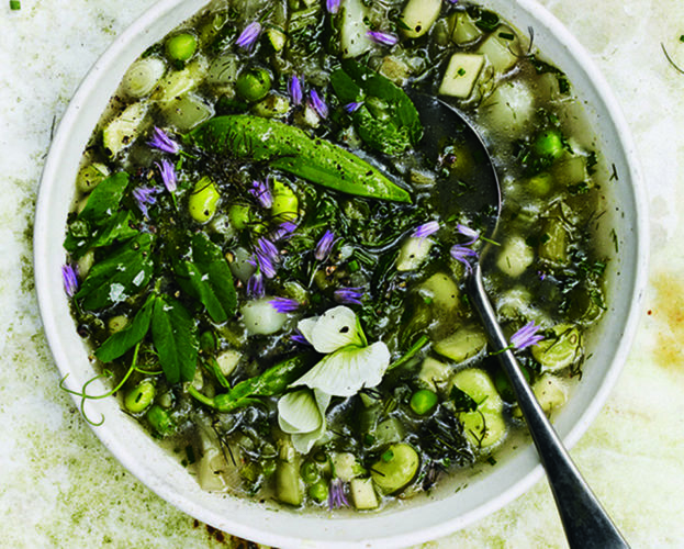 Spring vegetable soup