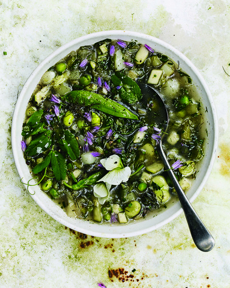 Spring vegetable soup