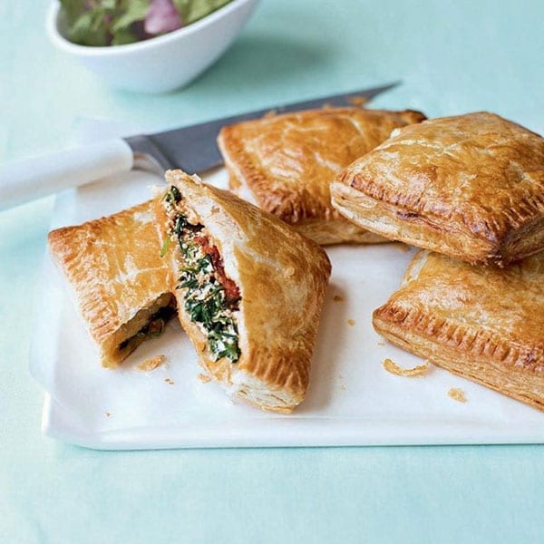 vegetable and ricotta pasties