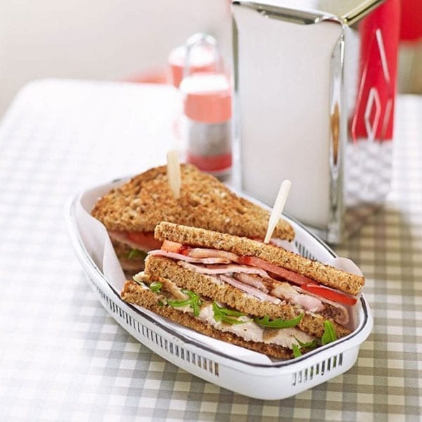 healthier club sandwich