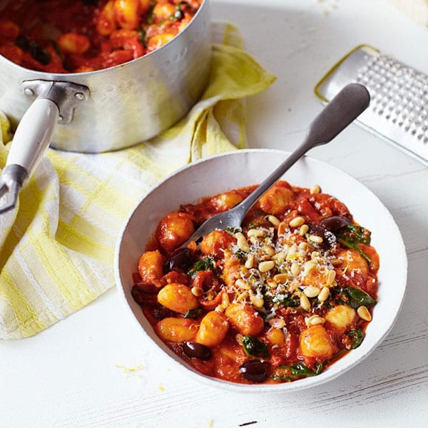 Black olive gnocchi