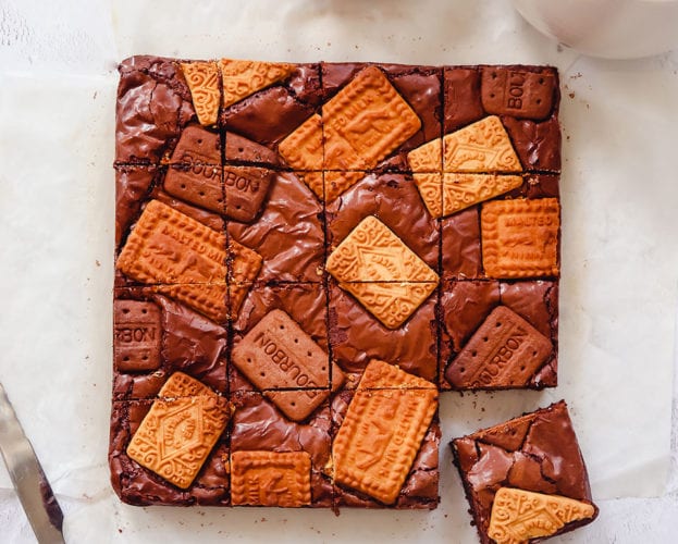 Tea and biscuit brownies