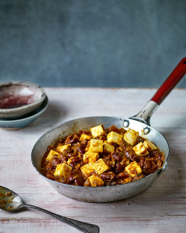 Chetna Makan’s rajma paneer curry with fenugreek