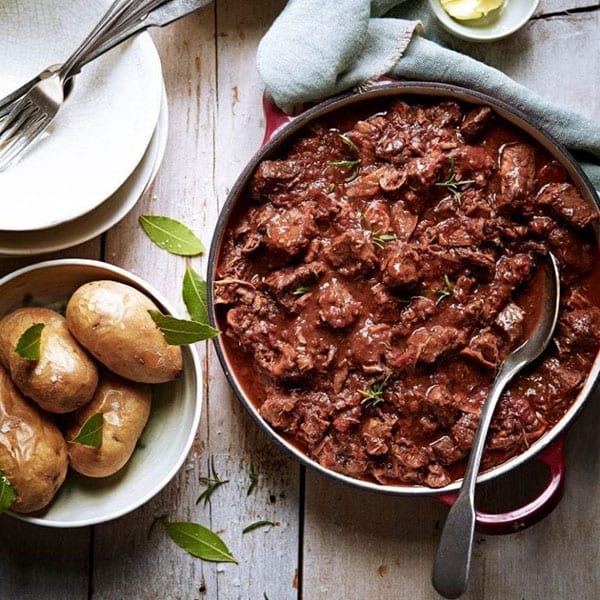 Beef and porcini stew