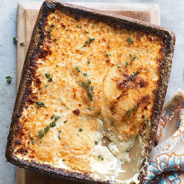 Fennel and potato gratin