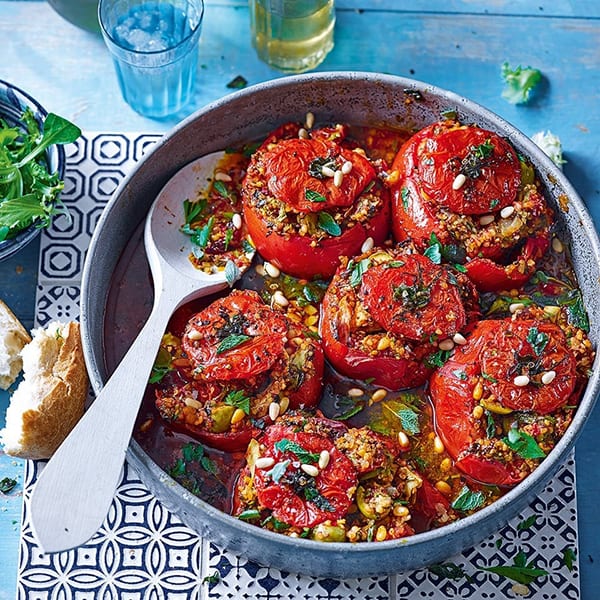 Stuffed baked tomatoes