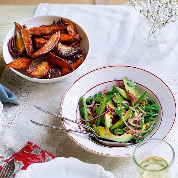 Avocado and coriander salad