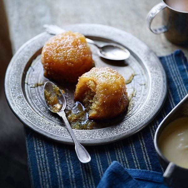 baked lemon sponges