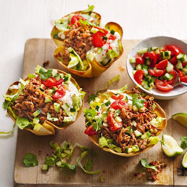 beef burrito bowls