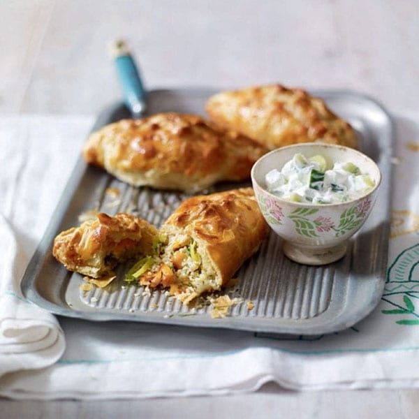 Salmon pasties