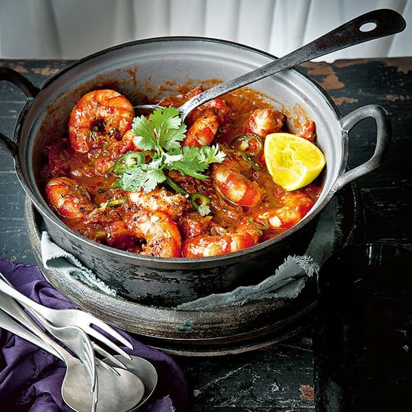 smoky prawns