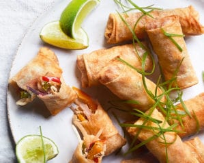 sweet chilli spring rolls