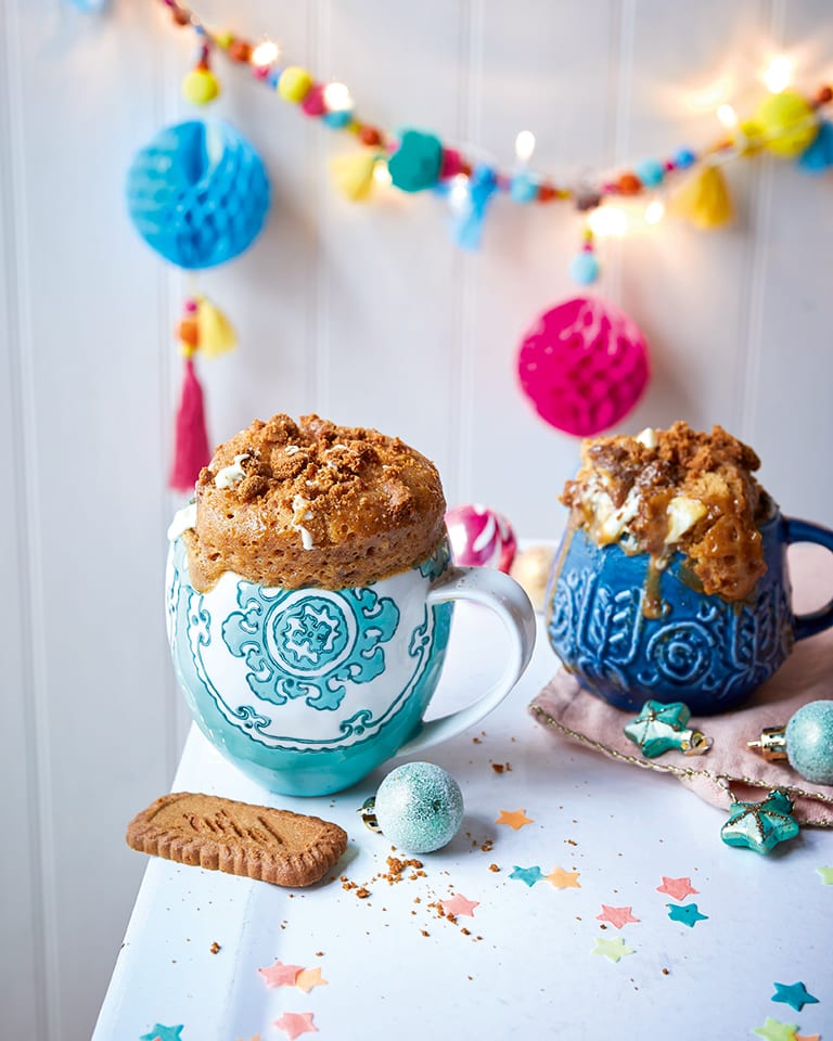 Biscoff microwave mug cake