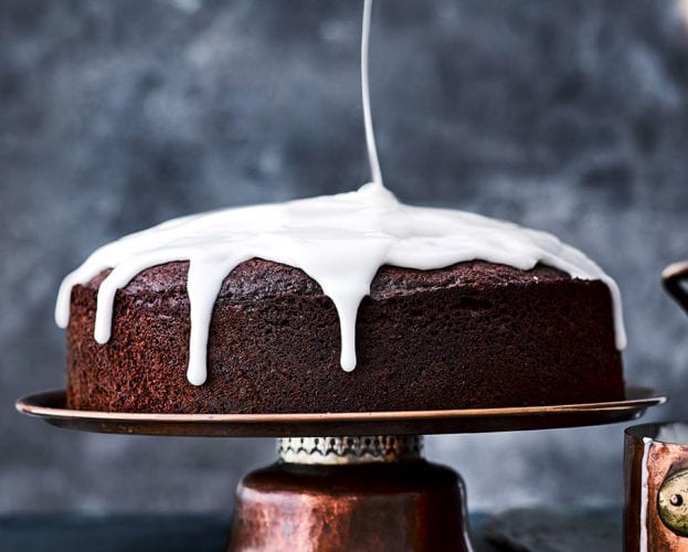 Chocolate orange cake with Cointreau drizzle