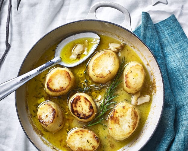 Fondant potatoes