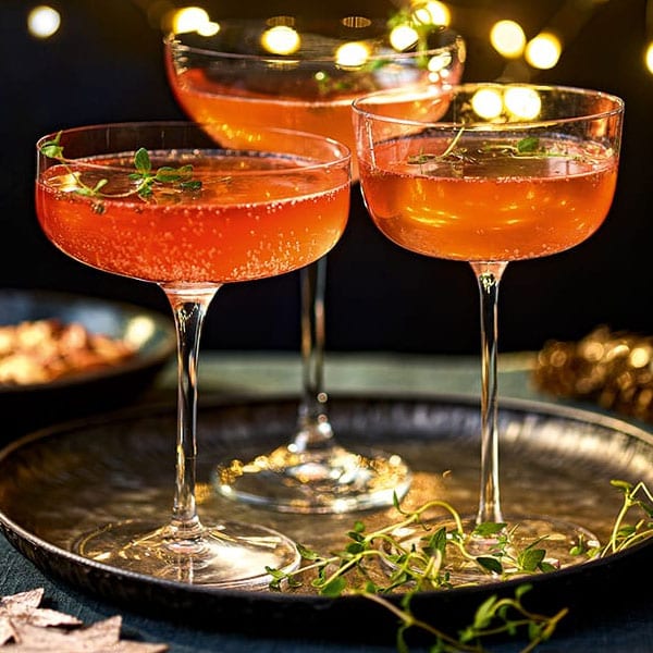 Christmas Campari spritz