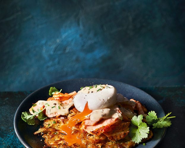 Rösti eggs royale