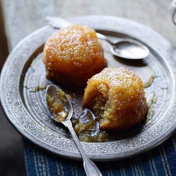 baked lemon sponges