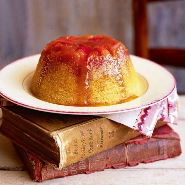 rhubarb pudding