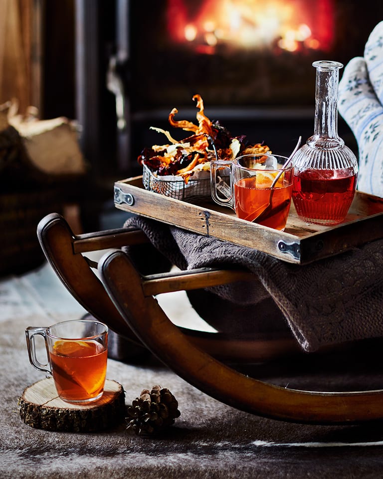 Whisky Aperol hot toddy