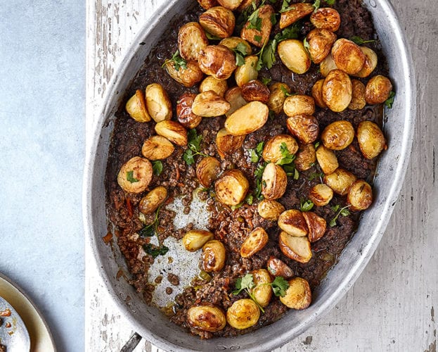 Mince and tatties casserole