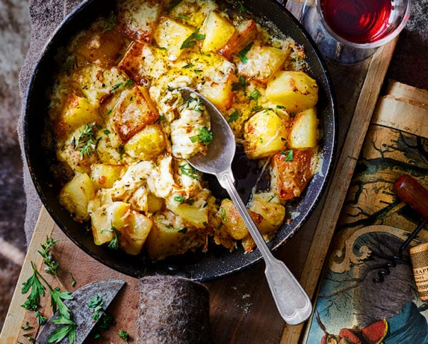 Vegetarian truffade