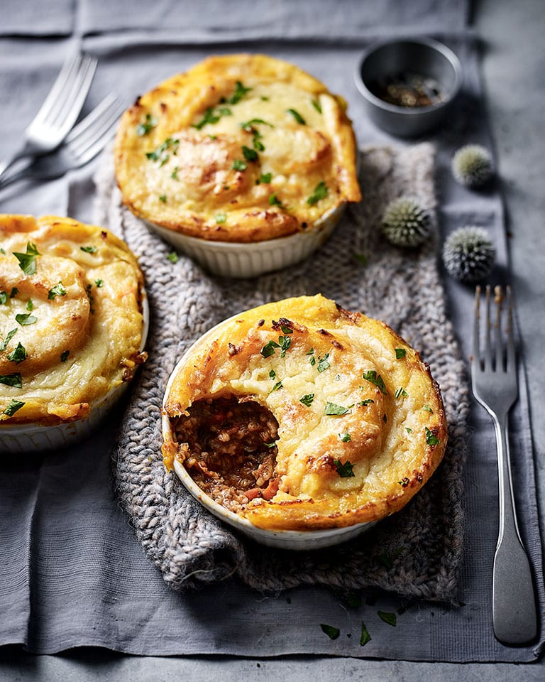 Haggis shepherd’s pie