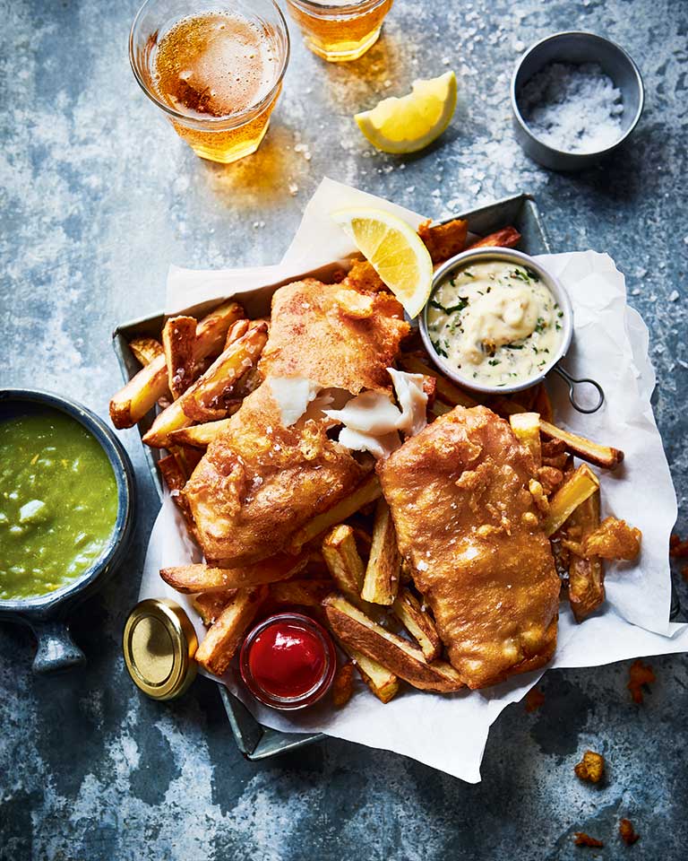 Fish and chips for two