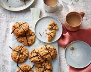 Hot cross cookies