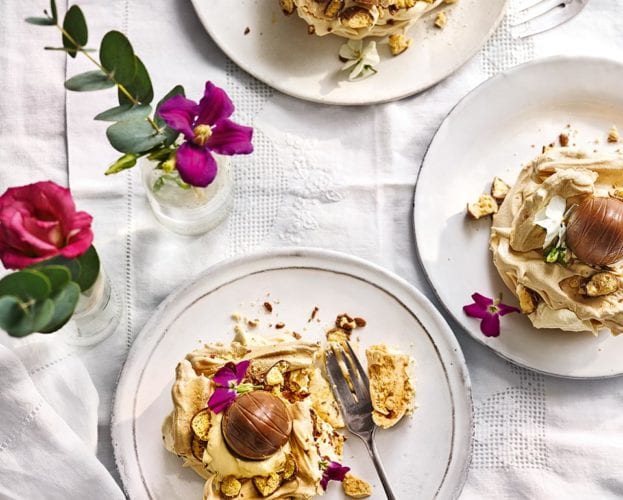 chocolate meringue nests