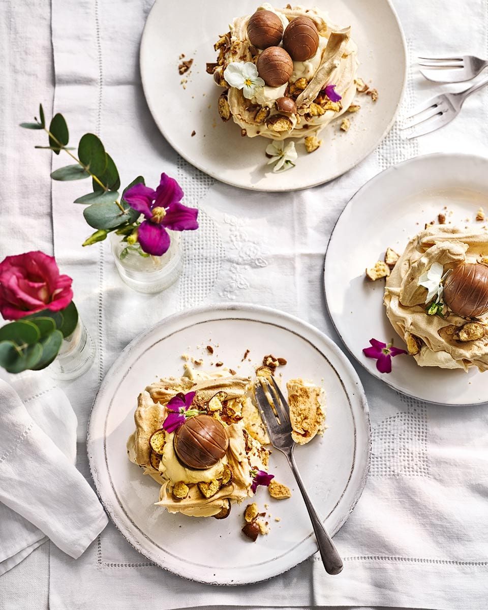 Easter chocolate meringue nests delicious. magazine
