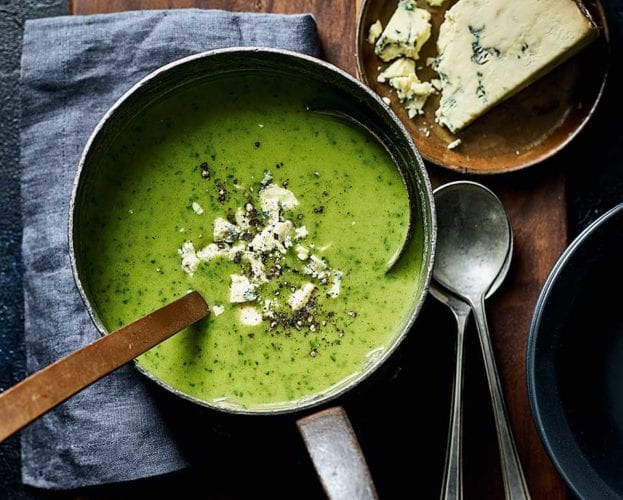 Broccoli and stilton soup